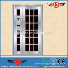 JK-SS9023 aço segurança porta principal porta de metal inoxidável porta metálica